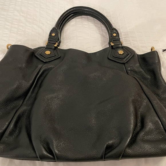 Marc By Marc Jacobs Classic Q Fran Black Pebbled Leather - Picture 4 of 16